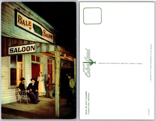 Bale hay saloon night scene - bale,