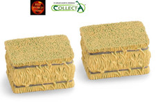 Hay Straw Bale Set of 2 - for