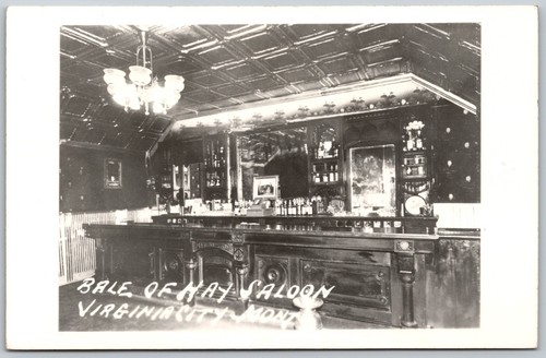 C1940s rppc bale - c1940s, hay