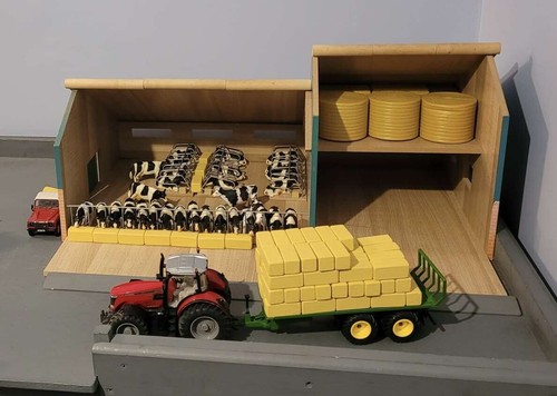 Toy square farm hay bales - toy,