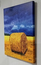 The Hay Bale, Print on Canvas